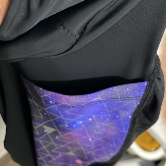Spoear Black Galaxy Cycling Leggings Size S - Picture 6 of 10